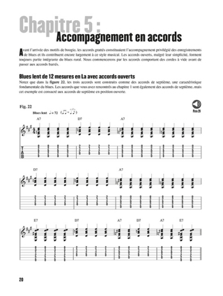 Initiation A la Guitare Blues - Dave Rubin - Partition - Guitare